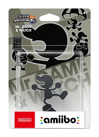 Super Smash Bros. Mr. Game and Watch amiibo GameStop Exclusive