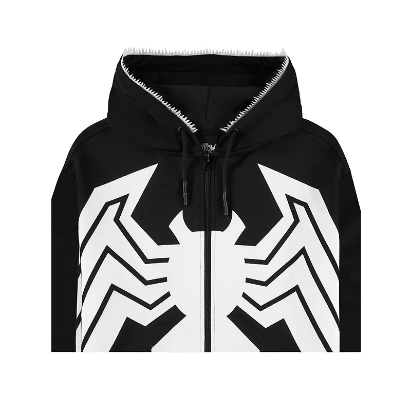 Geeknet Marvel Venom Novelty Zip Up Hoodie GameStop Exclusive