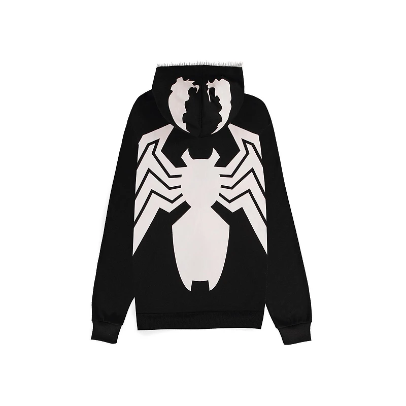 Geeknet Marvel Venom Novelty Zip Up Hoodie GameStop Exclusive
