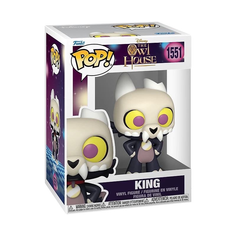 Funko POP! Disney: The Owl House King (or Chase) 3.65-in Vinyl Figure