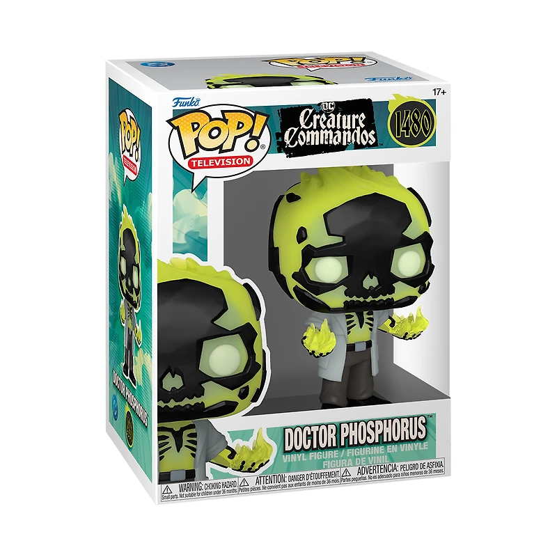 Funko POP! TV: Creature Commandos Dr. Phosphorus 4.15-in Vinyl Figure