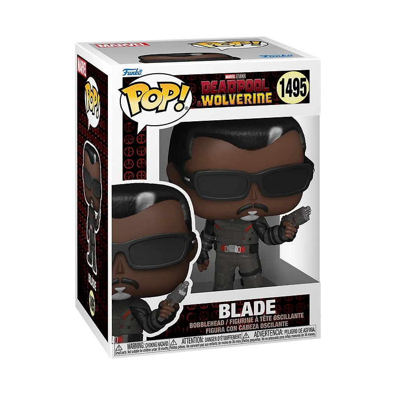 Funko POP! Marvel: Deadpool and Wolverine Blade 3.8-in Vinyl Figure