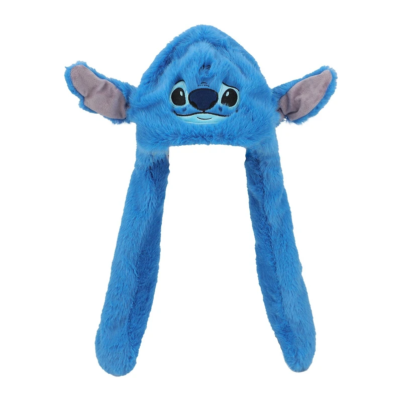Disney Lilo and Stitch - Stitch Fuzzy Unisex Tassel Beanie Laplander with Moveable Ears
