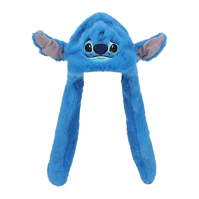 Disney Lilo and Stitch - Stitch Fuzzy Unisex Tassel Beanie Laplander with Moveable Ears