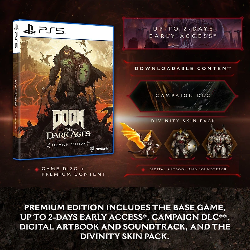 DOOM: The Dark Ages Premium - PlayStation 5