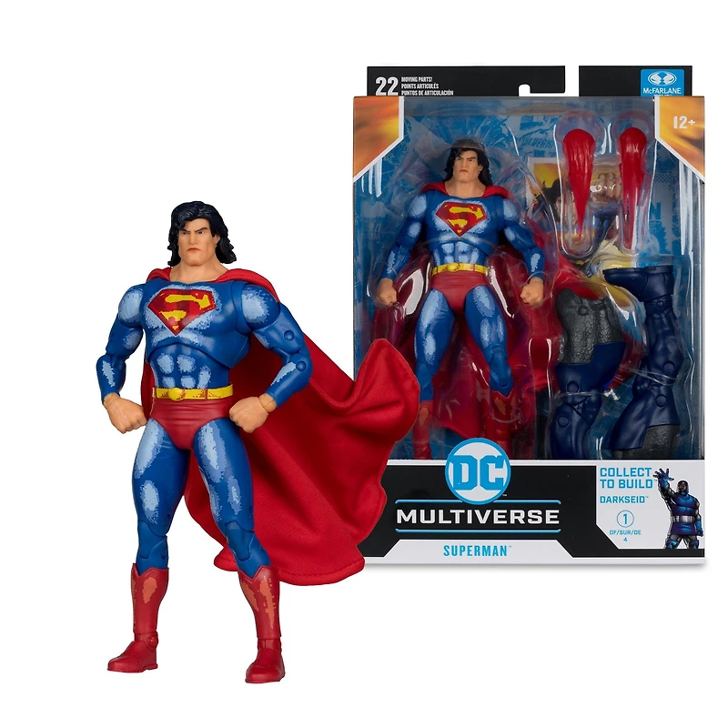 McFarlane Toys DC Multiverse Justice League Task Force Superman (Build-a-Figure Darkseid) 7-in Action Figure