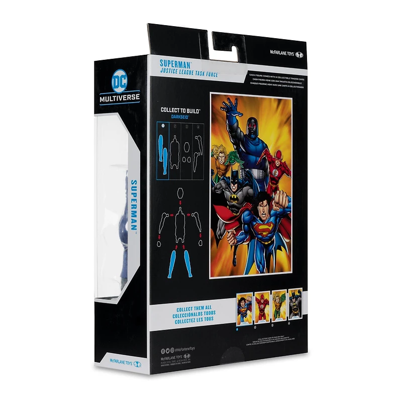 McFarlane Toys DC Multiverse Justice League Task Force Superman (Build-a-Figure Darkseid) 7-in Action Figure