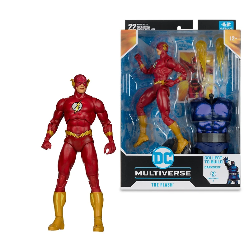 McFarlane Toys DC Multiverse Justice League Task Force The Flash (Build-a-Figure Darkseid) 7-in Action Figure