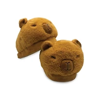 Capybara Fuzzy Slippers GameStop Exclusive