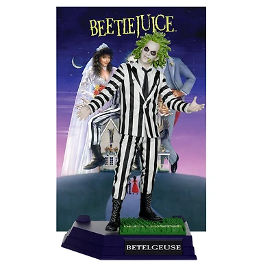 McFarlane Toys Movie Maniacs Beetlejuice (1988) Beetlejuice 6-in Action Figure