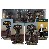 McFarlane Toys Movie Maniacs Fallout Lucy Maximus the Ghoul and Vault Boy 4-piece Figure