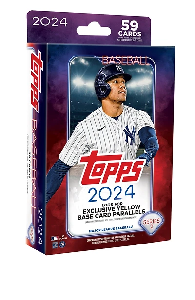 Topps 2024 MLB Baseball Trading Cards Series 2 Hanger Pack (59 Cards)