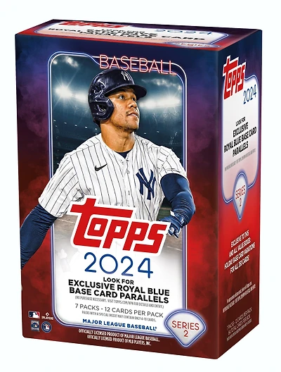 Topps 2024 MLB Baseball Trading Cards Series 2 Value Box (7 Packs)
