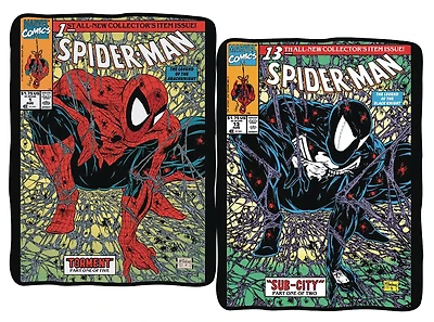 Spider-Man Double Sided Fleece Blanket San Diego Comic Con 2024 (Previews Exclusive)