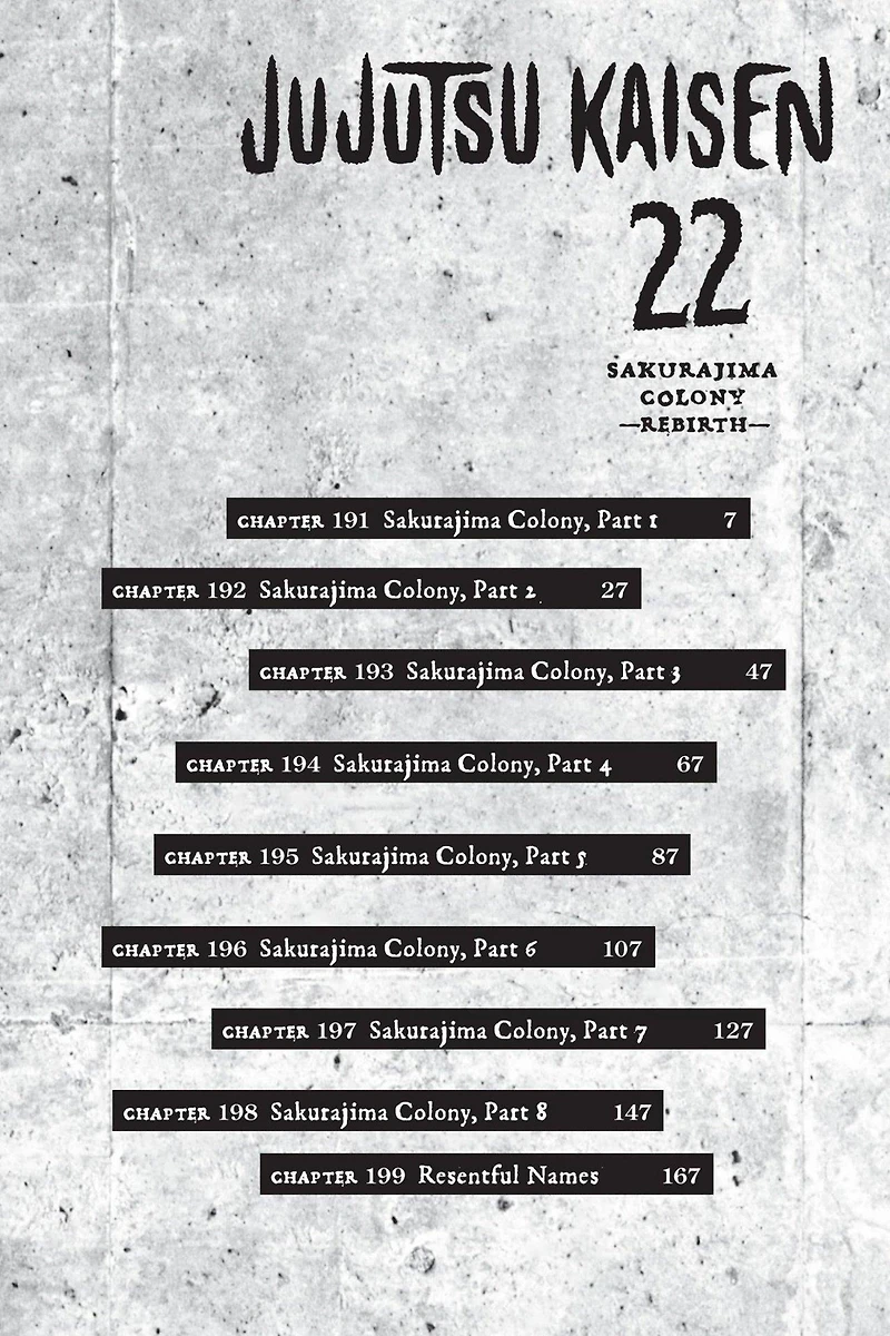 Jujutsu Kaisen Manga Volume 22