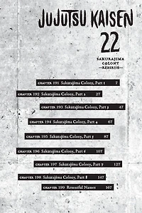 Jujutsu Kaisen Manga Volume 22