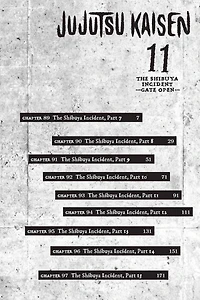 Jujutsu Kaisen Manga Volume 11