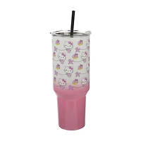Hello Kitty Pink Gradient 40 oz Tumbler with Handle