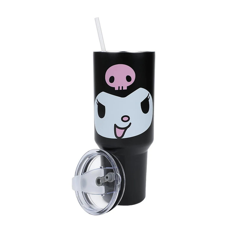 Kuromi Big Face 40 oz Stainless Steel Tumbler
