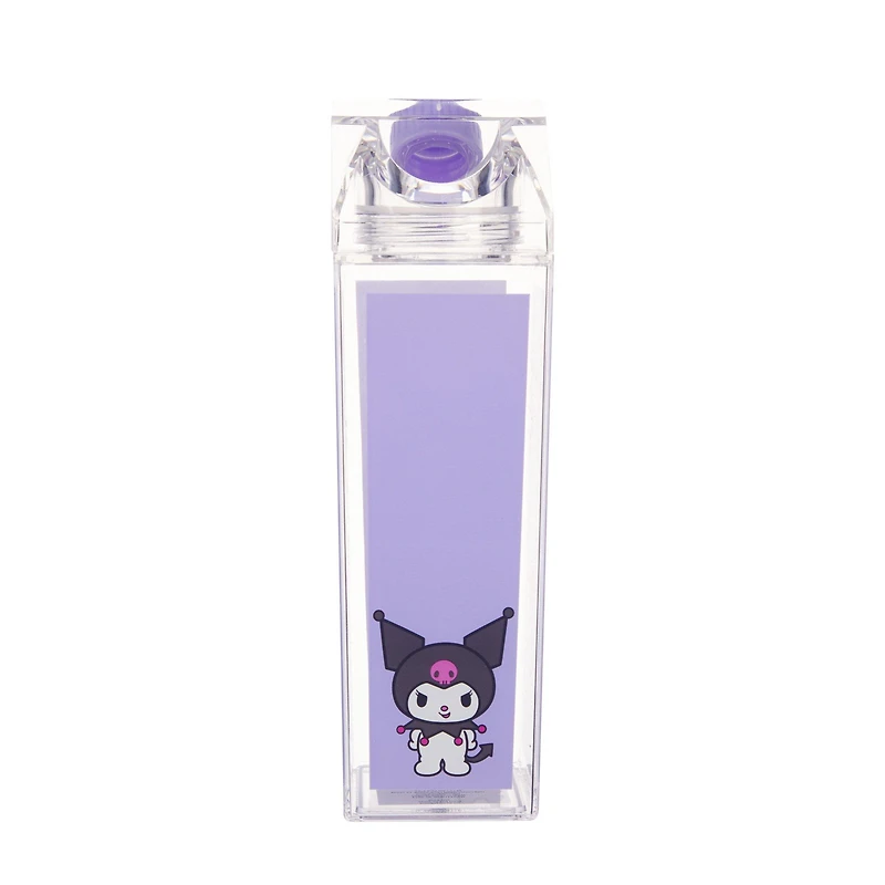 Sanrio Kuromi 16 oz Plastic Milk Carton