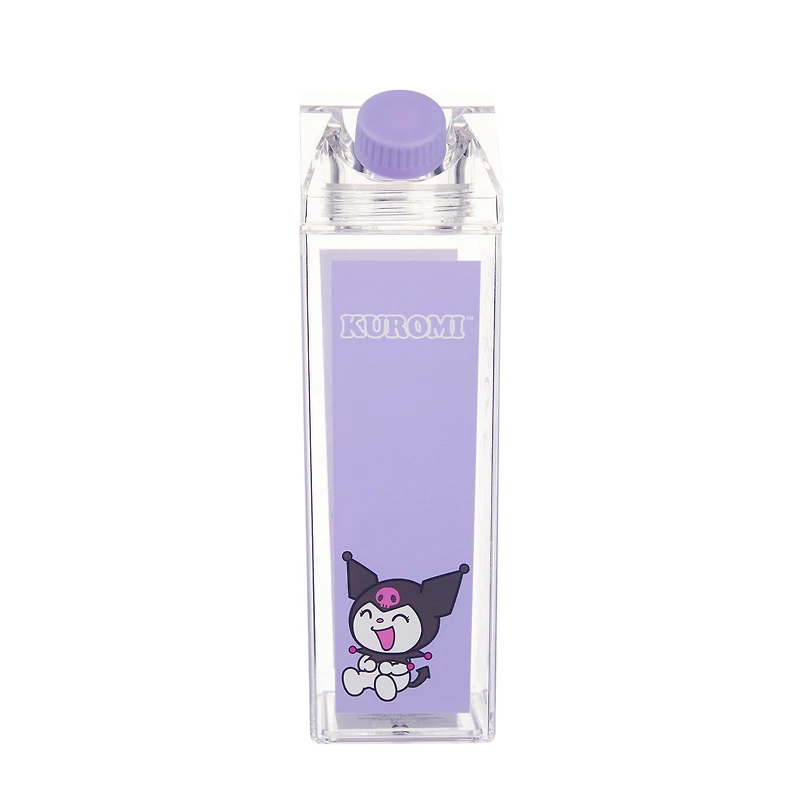 Sanrio Kuromi 16 oz Plastic Milk Carton