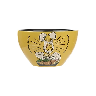 Gudetama Ceramic Ramen Bowl with Chopsticks