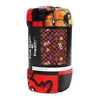 Five Nights at Freddy's Cast Checkered Polyester Blanket