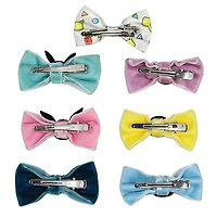 Pokemon Velvet Bow Hair Clips 7-Pack