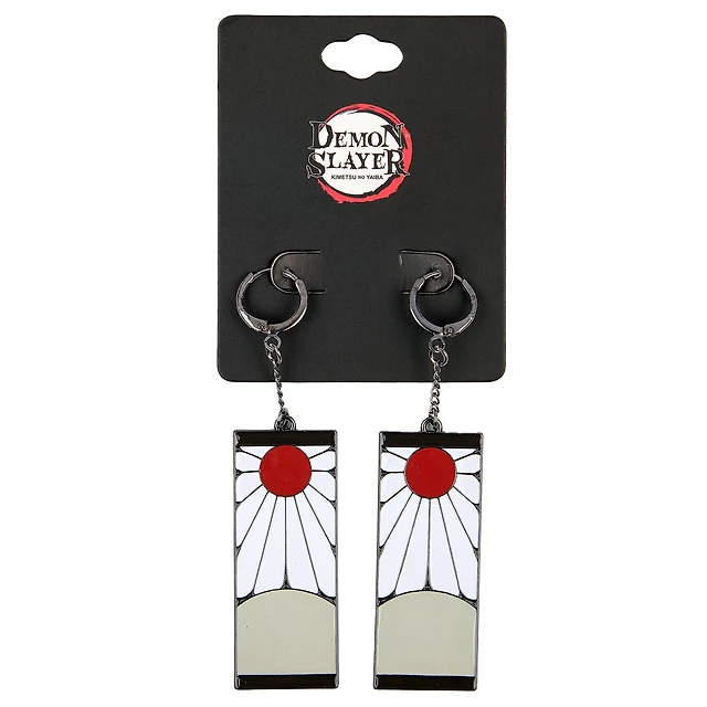 Hot Topic Demon Slayer: Kimetsu No Yaiba Tanjiro Hanafuda Earrings