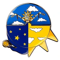 Loungefly Five Nights at Freddy's Sun and Moon Spinning Enamel Pin