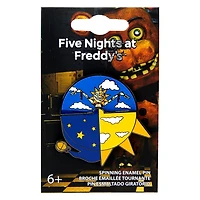 Loungefly Five Nights at Freddy's Sun and Moon Spinning Enamel Pin