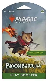 Magic: the Gathering Bloomburrow Play Booster Sleeve Pack (14 Magic Cards)