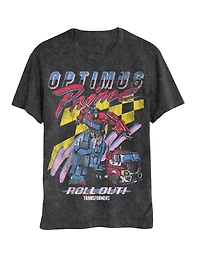 Transformers Optimus Washed Unisex Short Sleeve T-Shirt