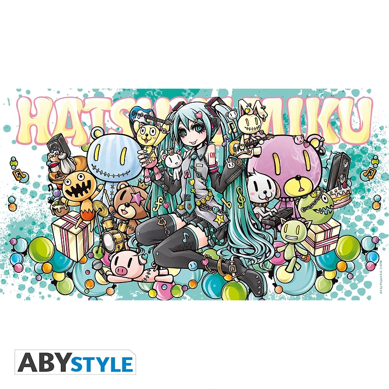 ABYstyle Hatsune Miku Band 16oz Plastic Tumbler