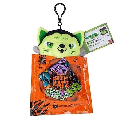 Kreepy Katz 4-in Clip-On Plush Blind Bag (Styles May Vary)