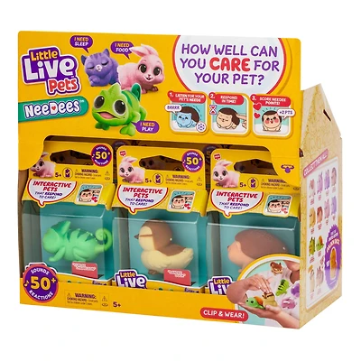 Little Live Pets NeeDees Single Pack (Styles May Vary)