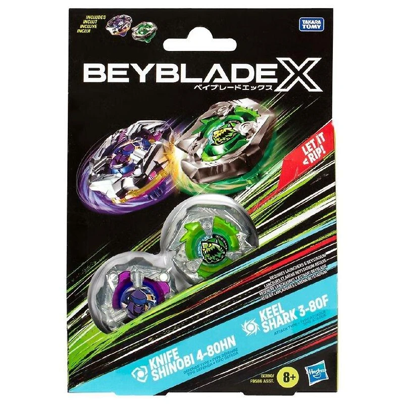 Hasbro Beyblade X Takara Tomy Dual Pack (Styles May Vary