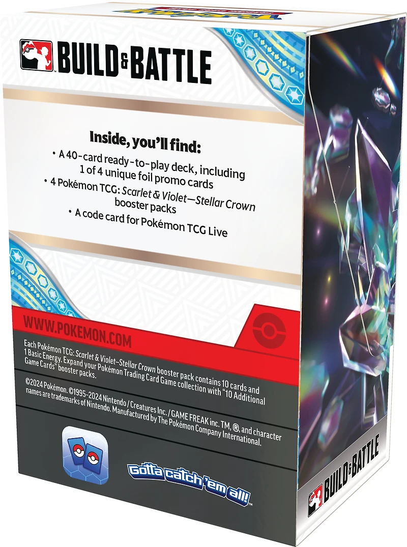 Pokemon Trading Card Game: Scarlet and Violet Stellar Crown Build And Battle Box