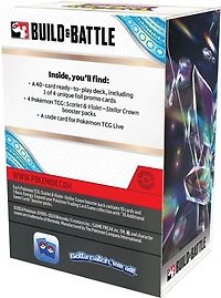 Pokemon Trading Card Game: Scarlet and Violet Stellar Crown Build And Battle Box