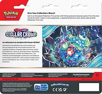 Pokemon Trading Card Game: Scarlet and Violet Stellar Crown Three Booster Blister