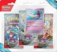 Pokemon Trading Card Game: Scarlet and Violet Stellar Crown Three Booster Blister
