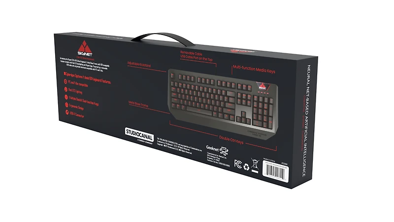 Terminator 40th Anniversary SKYNET LED Keyboard GameStop Exclusive