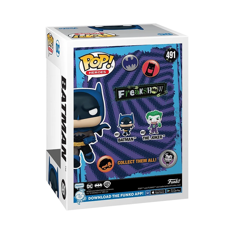 Funko POP! Batman Gotham Freakshow 4.3-In Figure GameStop Exclusive