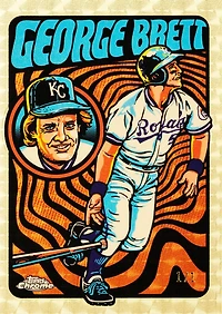 2024 Topps Chrome MLB Baseball Trading Cards Value Box (7 Packs)