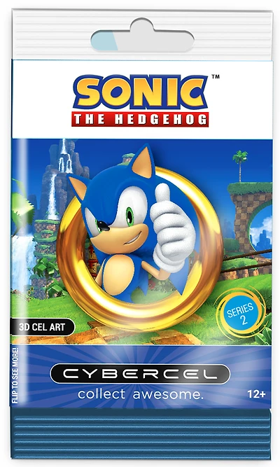 FiGPiN Sonic the Hedgehog Cybercel Collectible Art Card Foil Pack Series 2