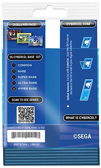 FiGPiN Sonic the Hedgehog Cybercel Collectible Art Card Foil Pack Series 2