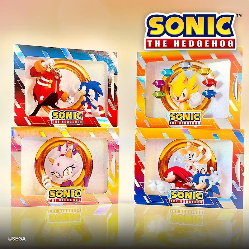 FiGPiN Sonic the Hedgehog Cybercel Collectible Art Card Foil Pack Series 2