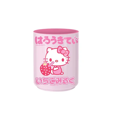 Hello Kitty Strawberry Milk 12oz Ceramic Asian Tea Cup