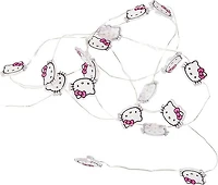 Sanrio Hello Kitty Pink Face Logo Bow 20ct Copper String Lights