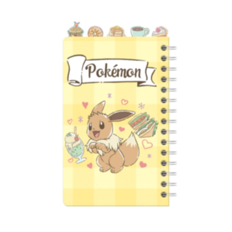 Silver Buffalo Pokemon Spiral Tabbed Notebook